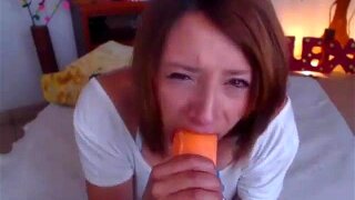 Thats a big carrot girl